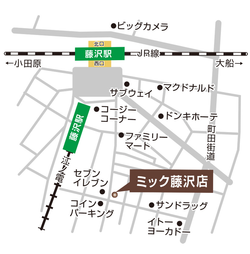藤沢店地図